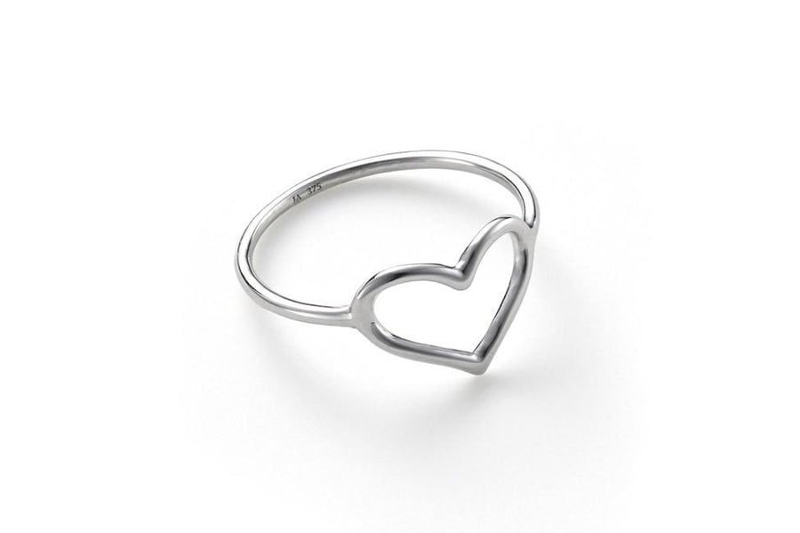 Single Delicate Heart Ring